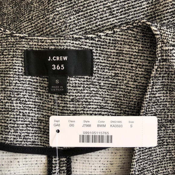 NWT J. Crew 365 Open Front Textured Blazer S - Picture 3 of 3